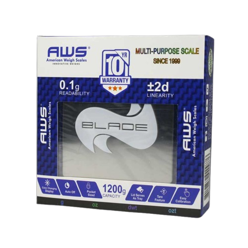 AWS Blade 1200 * 0.1g Carbon Fiber Scale