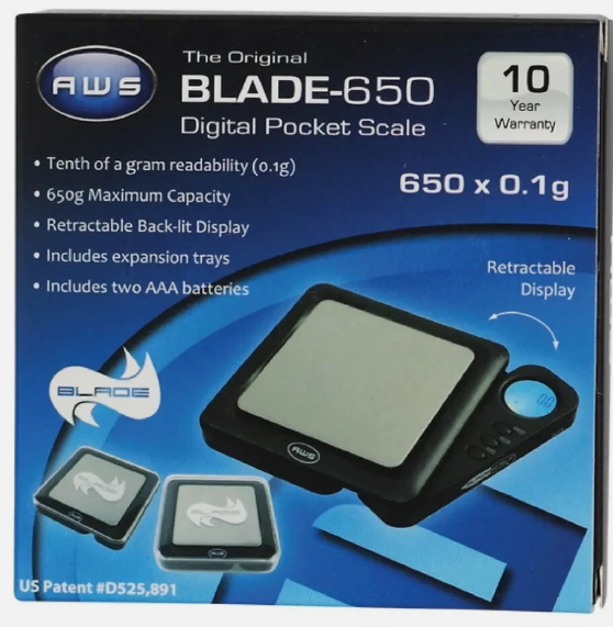 AWS Blade Scale 650 * 0.1g