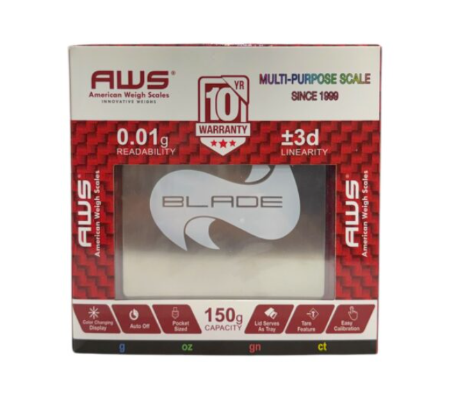AWS Blade 150 * 0.01g Carbon Fiber Scale