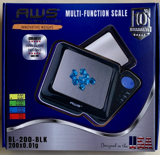 AWS Blade Scale 200 * 0.01g Black