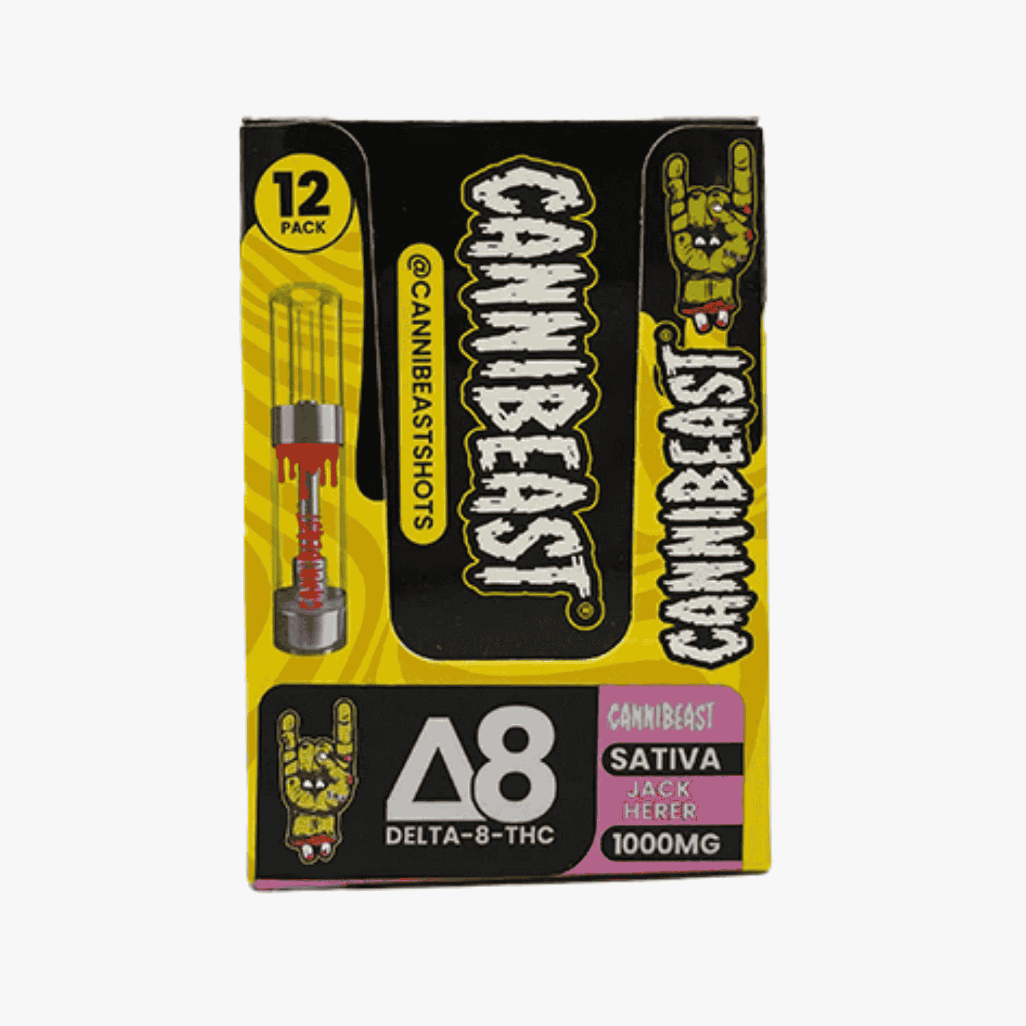 Cannibeast 1.0ML 12ct Cartridge
