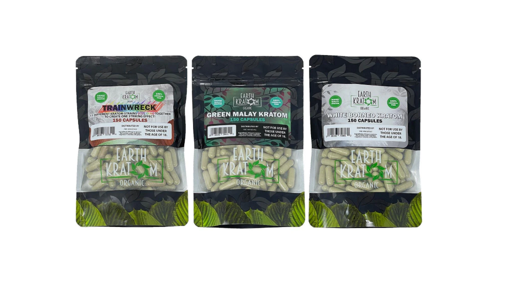 Earth Kratom 150 Capsule