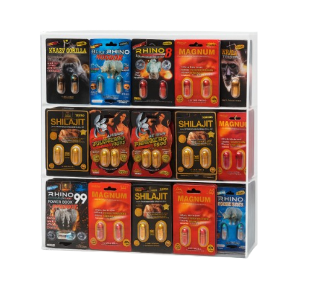 Male Enhancement Pills Display 240ct ($1.99 per piece)