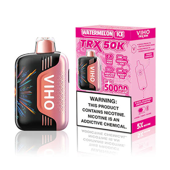 VIHO TRX 50K Puffs 5ct in Box STRAWMELON ICE