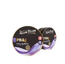 Mellow Fellow Thcp Bursts 10pc gummies 25mg 6ct