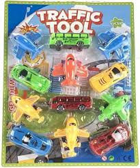 Plane Car Multi Colored 12ct