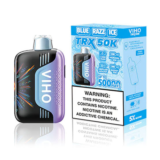 VIHO TRX 50K Puffs 5ct in Box | Blue Razz Ice