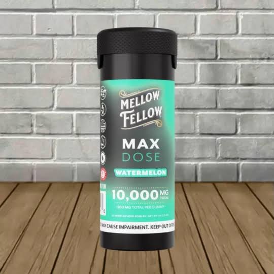 Mellow Fellow Max Dose Edibles 10,000mg D8+HHC+D9 20ct