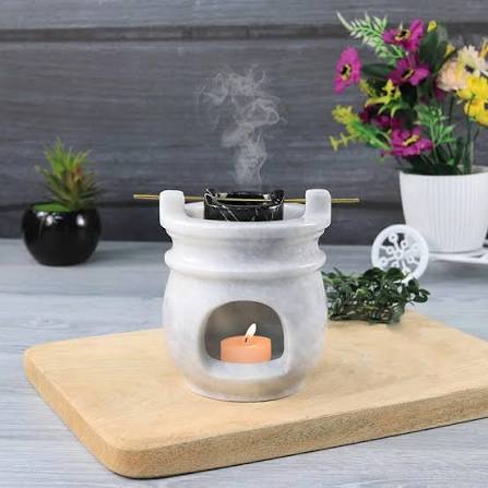 Pcs White Frost Oil Burner