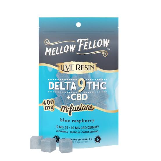 Mellow Fellow Live Resin 400mg 20ct Gummies |-Lemon
