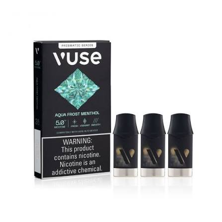 Vuse 5% Nicotine Prismatic Series 3ct POD | AQUA Frost Menthol