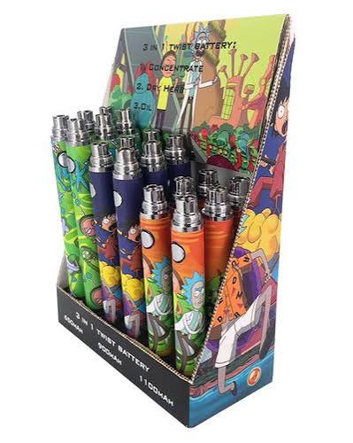 Twist 1100MAH Battery Rick and Morty Edition 24ct