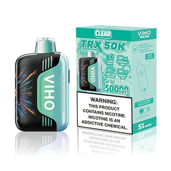 VIHO TRX 50K Puffs 5ct/box Clear