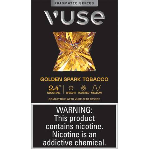 Vuse 5% Nicotine Prismatic Series 3ct POD | Golden Spark Tobacco
