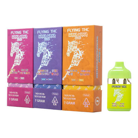FLYING HORSE 1500MG WAKA WAKA BLEND GUMMIES 60ct BLUE RAZZ PUNCH