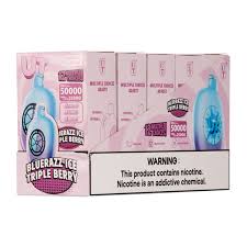 UT BAR 50K 5 IN A BOX-Blue raz ice triple berry