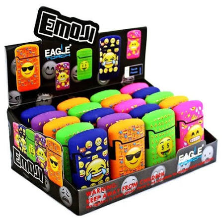 S113B Smoke Emojis Square Torch 20ct