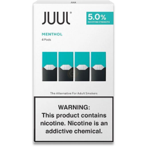 Juul 4 Pod Strength 5% MENTHOL