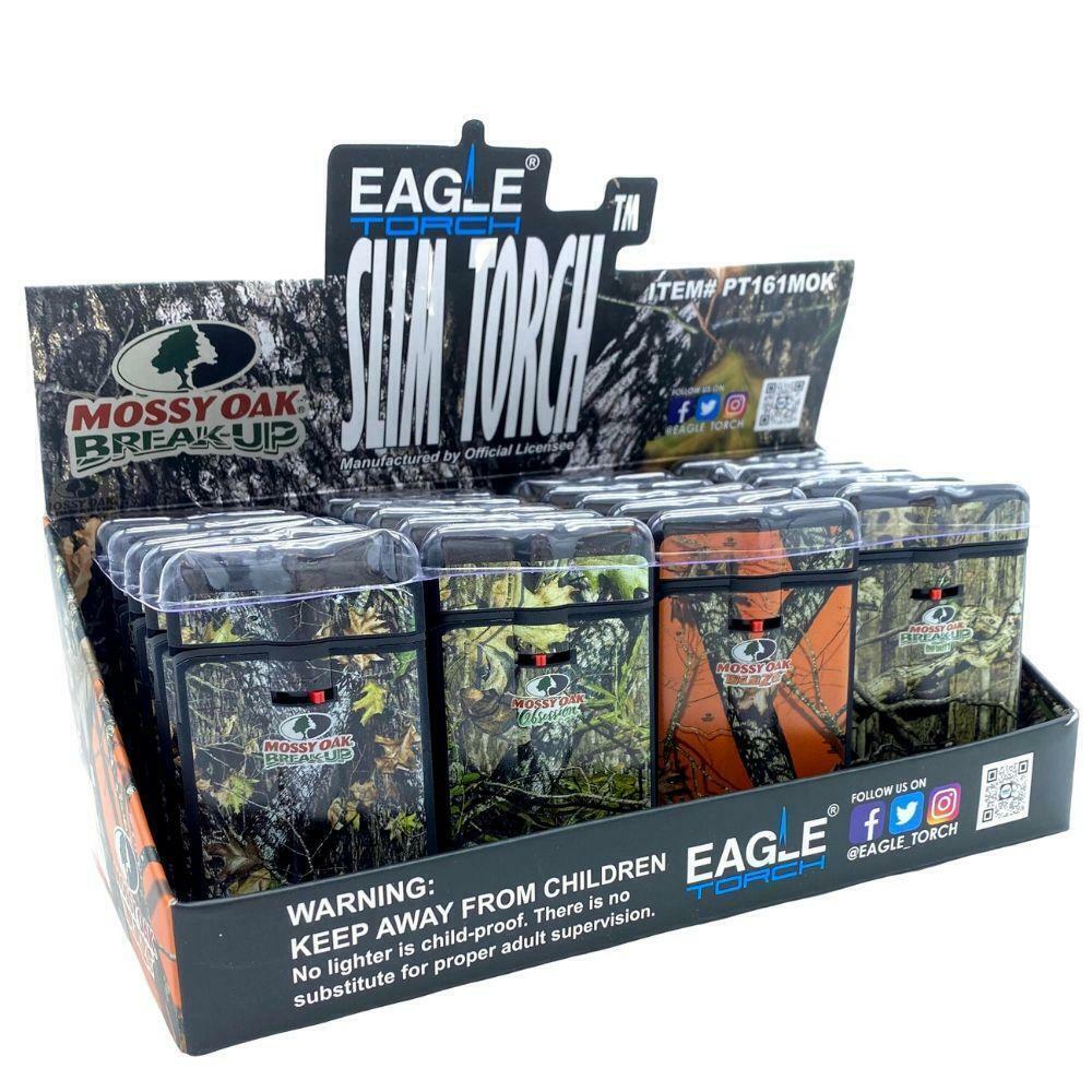 PT161MOK Mossy oak slim Eagle Torch lighter (20 in box)