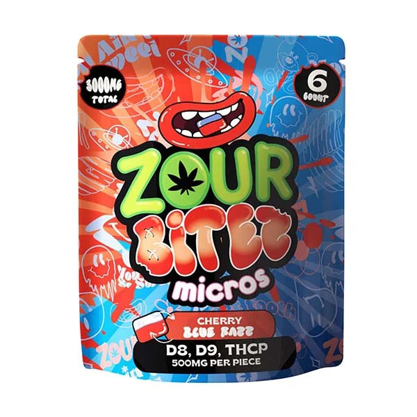 Zour Bitez Micros 3000mg Gummies 6ct
