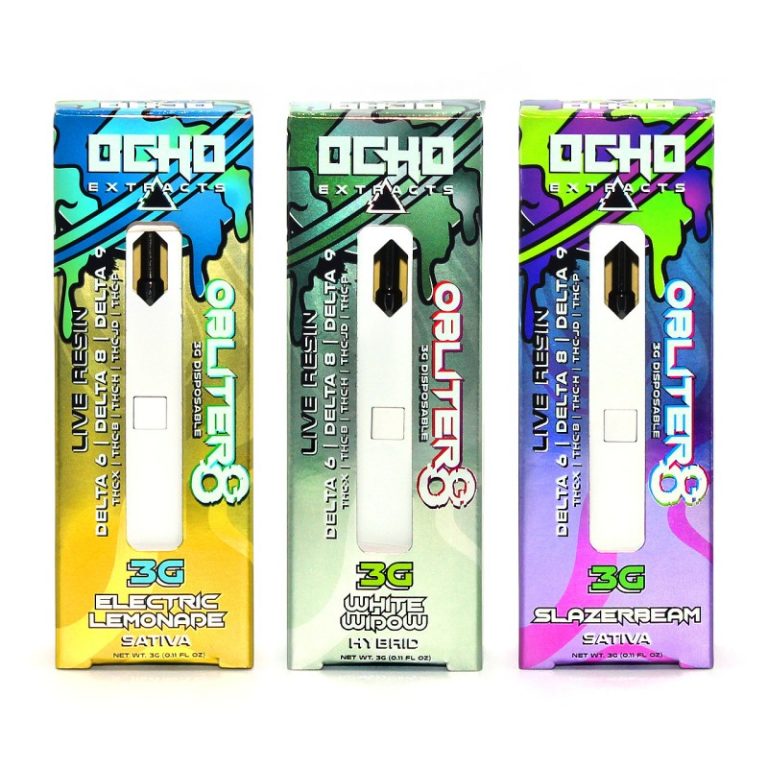 Ocho Extracts | Obliter8 | Delta 6 + Delta 8 + Delta 9 | 3 Grams | THC ...