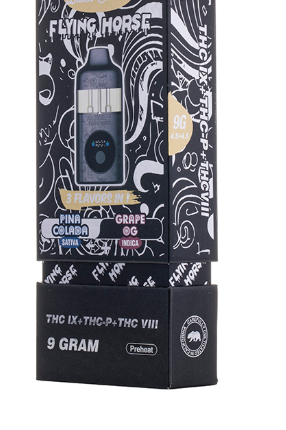 Flying Horse 9gm Black edition Disposable 5 In A Box
