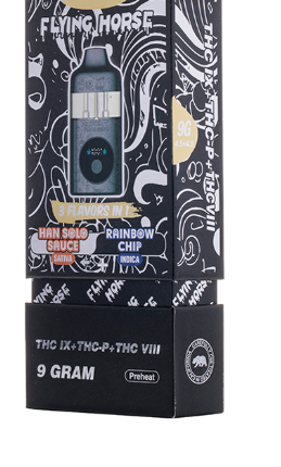 Flying Horse 9gm Black edition Disposable 5 In A Box