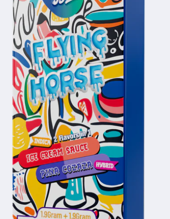 Flying Horse 3.8g THCP 2in1 Disposable 5 In A Box