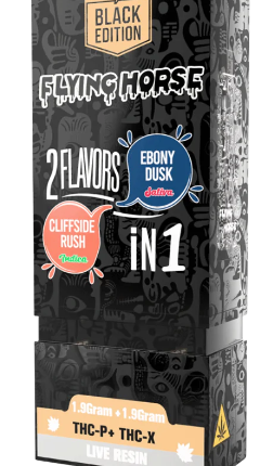 Flying Horse 3.8g Black Edition THCP 2in1 Disposable 5 In A Box