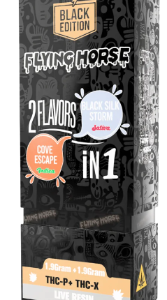 Flying Horse 3.8g Black Edition THCP 2in1 Disposable 5 In A Box