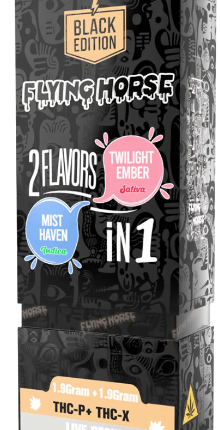 Flying Horse 3.8g Black Edition THCP 2in1 Disposable 5 In A Box