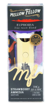 Mellow Fellow Live Resin Blend Disposable 2g 6 in a box