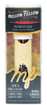 Mellow Fellow Live Resin Blend Disposable 2g 6 in a box