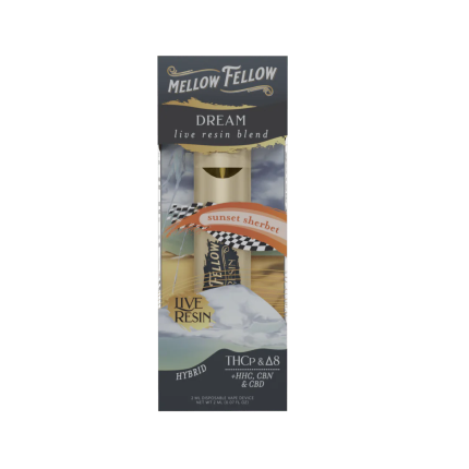 Mellow Fellow Live Resin Blend Disposable 2g 6 in a box