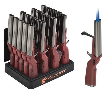 GT-041 Double Barrel Shot Gun Clickit Lighter (20 in Box)