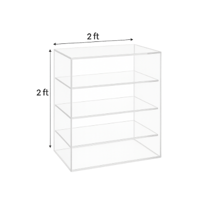 2 x 2 Acrylic Counter Display