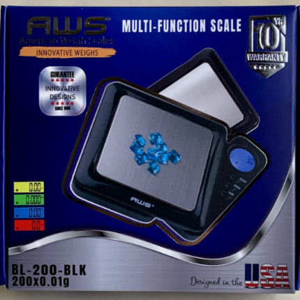 AWS Blade Scale 200 * 0.01g Black